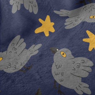 Cute And Mysterious Crow Minky