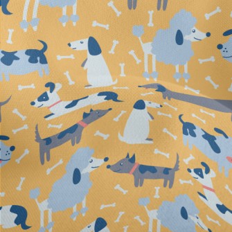 Naughty And Cute Dog Lightweight Performance Linen