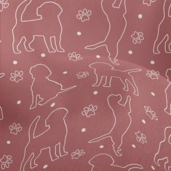 Silhouette Line Dog Lightweight Performance Linen