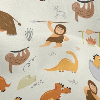 Mammoths, Dinosaurs And Primit Lightweight Performance Linen