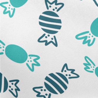 Blue Sweet Candy Pongee