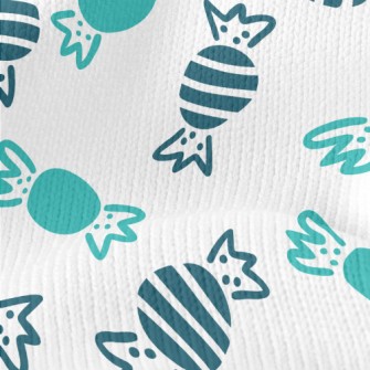 Blue Sweet Candy Stretch Jersey