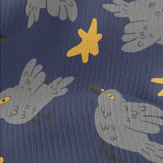 Cute And Mysterious Crow Stretch Jersey