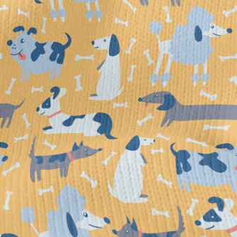 Naughty And Cute Dog Stretch Jersey