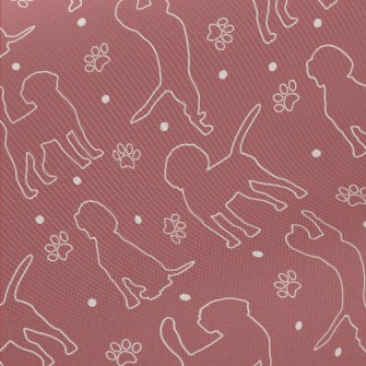 Silhouette Line Dog Midweight Cotton Poplin