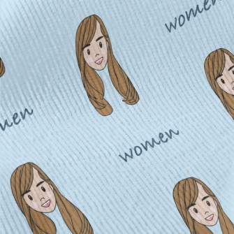 Happy Long-haired Girl Standard Corduroy