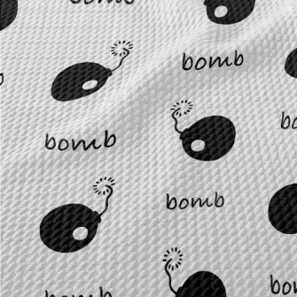 Black Block Bomb Birdseye Piqué