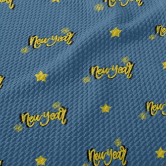 Yellow Three-dimensional New Y Birdseye Piqué
