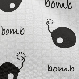 Black Terrorist Bomb Chiffon