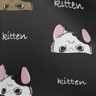 Colorful Eyed Cat Chiffon