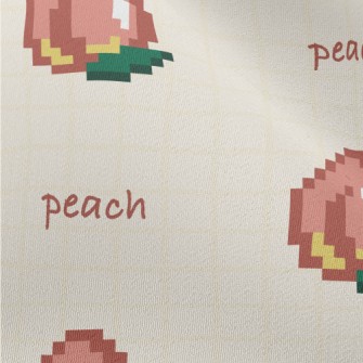 Pixel Style Peach Chiffon