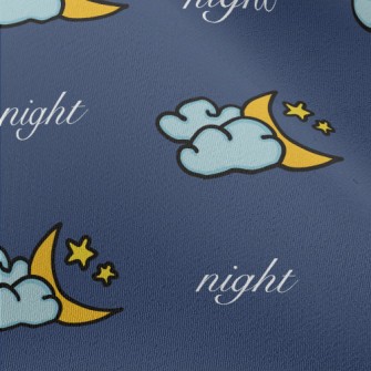 Beautiful Moon Clouds Chiffon