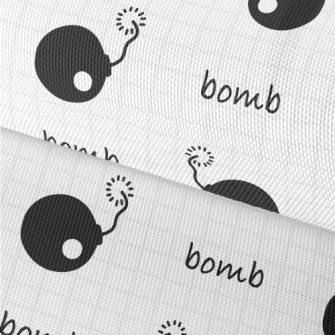 Black Terrorist Bomb Waterproof Oxford