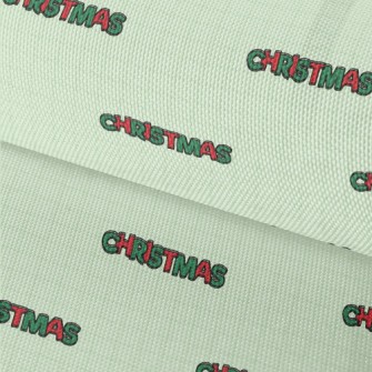 Bold Christmas English Waterproof Oxford