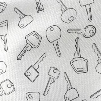 Simple Lines Various Keys Waterproof Canvas