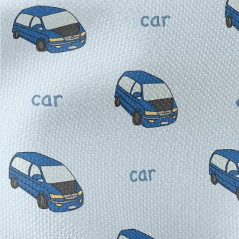 Blue Travel Car Waterproof Canvas