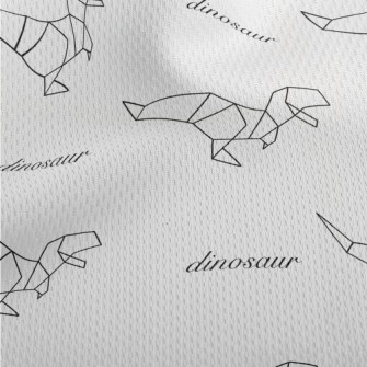 Tyrannosaurus Rex Made Of Pape Athletic Mesh Flat Back