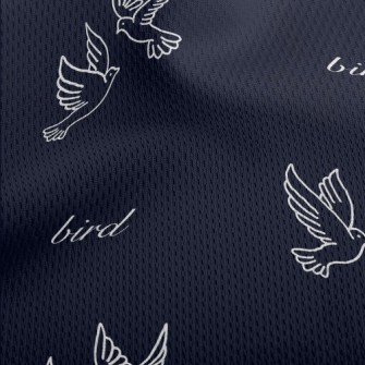 A Simple Pair Of Pigeons Athletic Mesh Flat Back