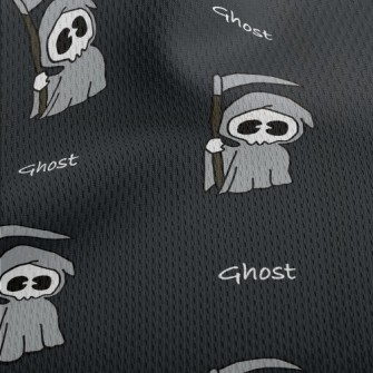 Cute And Adorable Grim Reaper Athletic Mesh Flat Back