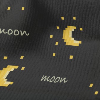Pixel Style Moon And Stars Terry