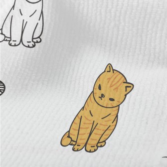 Cute Cat With Tilted Head Terry