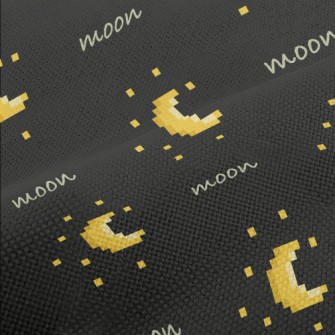 Pixel Style Moon And Stars Performance Linen