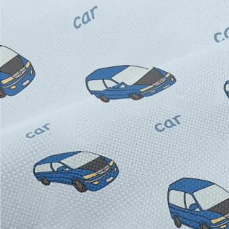 Blue Travel Car Performance Linen