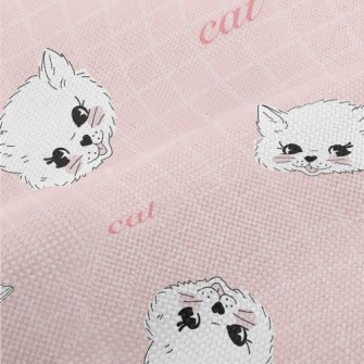 White And Soft Cat Performance Linen