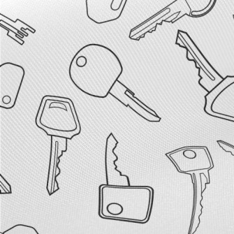 Simple Lines Various Keys Twill