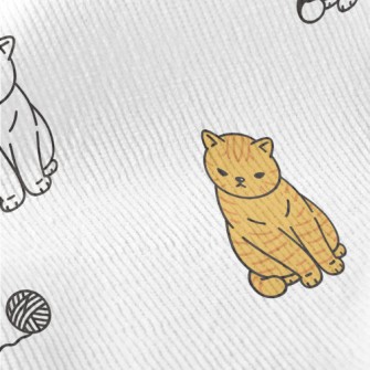Cute Cat With Tilted Head Standard Corduroy