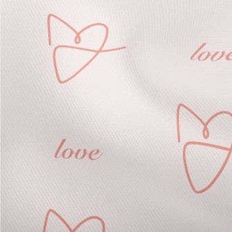 Simple Lines Love Heart Dobby