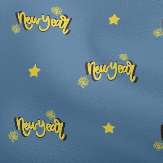 Yellow Three-dimensional New Y Dobby
