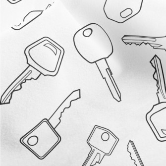 Simple Lines Various Keys Micro Fleece