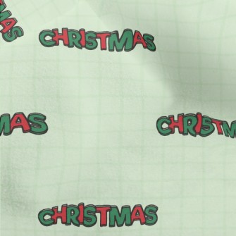 Bold Christmas English Micro Fleece