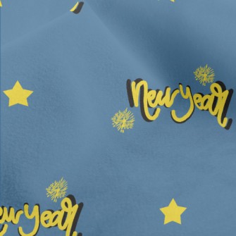 Yellow Three-dimensional New Y Micro Fleece