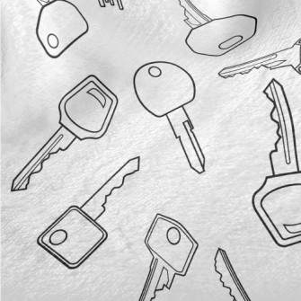 Simple Lines Various Keys Minky