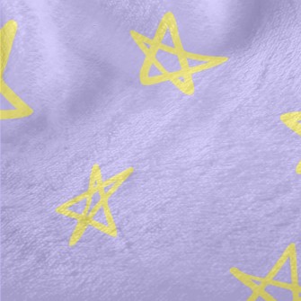 Hand Drawn Simple Stars Minky