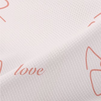 Simple Lines Love Heart Piqué