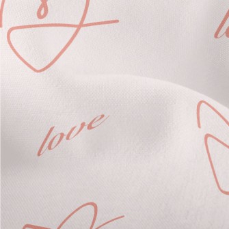 Simple Lines Love Heart Lightweight Performance Linen