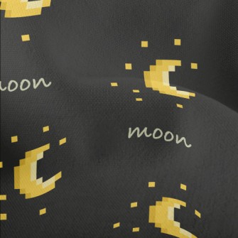 Pixel Style Moon And Stars Lightweight Performance Linen