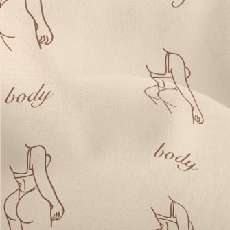 Simple Lines Sexy Woman Lightweight Performance Linen