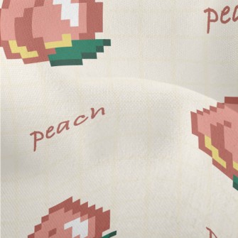 Pixel Style Peach Lightweight Performance Linen