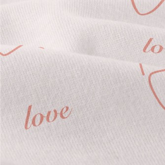 Simple Lines Love Heart Modern Jersey