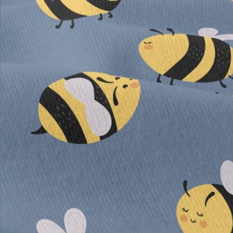 Round Cute Bee Modern Jersey