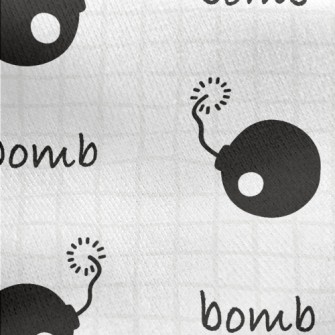 Black Terrorist Bomb Jersey Backed Fleece