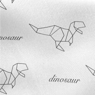 Tyrannosaurus Rex Made Of Pape Jersey Backed Fleece