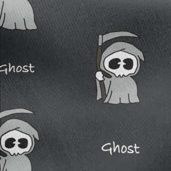 Cute And Adorable Grim Reaper Jersey Backed Fleece