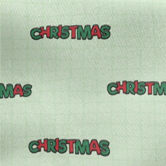 Bold Christmas English Jersey Backed Fleece