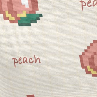 Pixel Style Peach Pongee