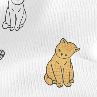 Cute Cat With Tilted Head Stretch Jersey